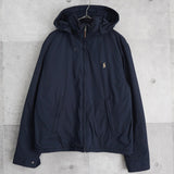ポロ ラルフローレン ブルゾン ロゴ 刺繍 フリース裏地 ネイビー - NEWSED