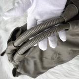 ロエベ ナッパアイレ レザー ハンドバッグ グレー - NEWSED