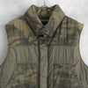 ステューシー ダウンベスト 迷彩柄  カモ柄 カーキ
