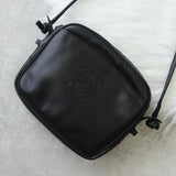 ロエベ ヴィンテージ アナグラム ナッパレザー ショルダーバッグ ポシェット ブラック - NEWSED