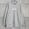 Supreme Box Logo 圆领运动衫（灰色）