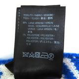 バレンシアガ ジャガードロゴ 大判 マフラー ブルー レディース - NEWSED