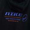 黑色 Nike 徽标刺绣连帽衫