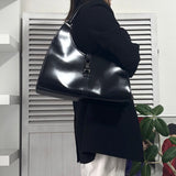 グッチ ジャッキー レザー トートバッグ ハンドバッグ ブラック - NEWSED
