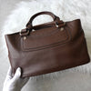 Celine Boogie Bag Leather Handbag Brown