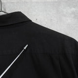 フレッドペリー ロゴ 長袖シャツ ブラック - NEWSED