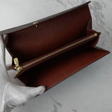 ルイ ヴィトン モノグラム ボルトフォイユ・サラ 二つ折り財布 / 長財布 ブラウン - NEWSED