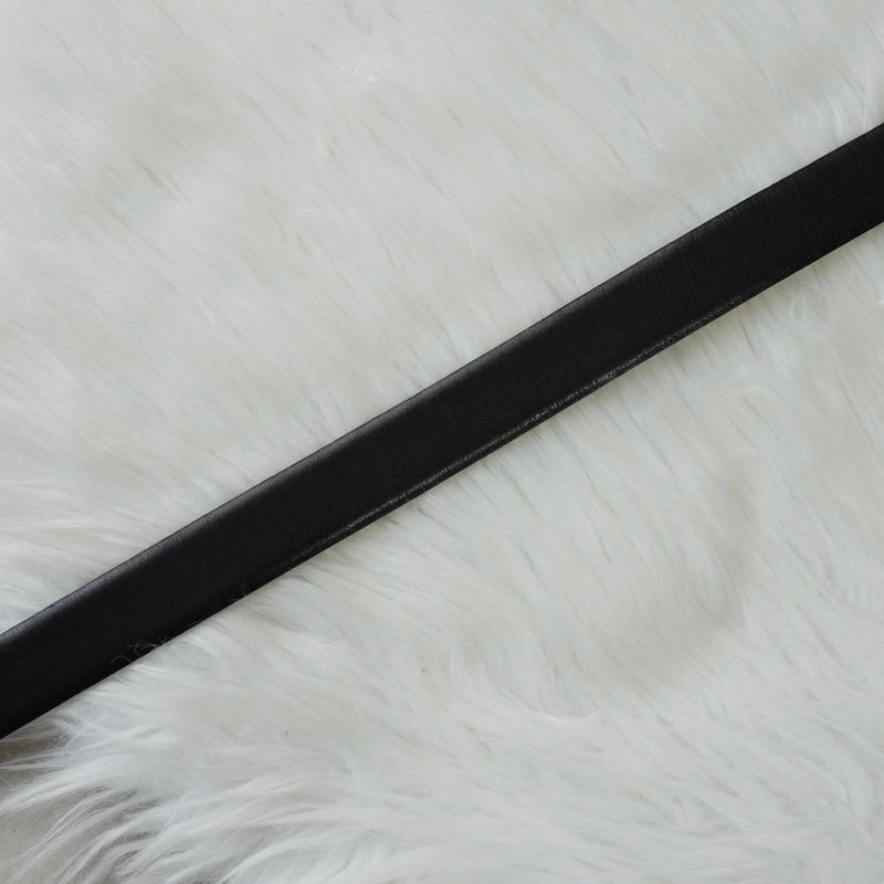 セリーヌ トリオンフ レザー ベルト ゴールド / ブラック - NEWSED