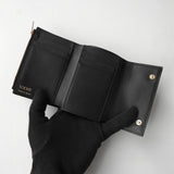 ロエベ リピートアナグラム レザー 二つ折り財布 ブラック - NEWSED