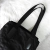 Prada Pocono Tessuto/Leather Tote Bag Black