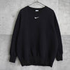 ナイキ ワンポイント センターロゴ スウェット ブラック