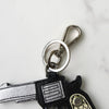 Prada Pistol Leather Charm Keychain with Box