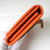 ロエベ アナグラム レザー 二つ折り 長財布 オレンジ - NEWSED