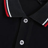 プラダ ロゴパッチ 半袖ポロシャツ ブラック - NEWSED