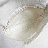 セリーヌ トリオンフ レザー ショルダーバッグ ホワイト - NEWSED