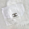Chanel Coco Mark pile fabric novelty shoulder bag black
