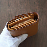 ヴィヴィアン・ウエストウッド オーブ レザー 三つ折り財布 キャメル 箱付き 未使用品 - NEWSED