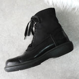 グッチ シェリーライン ドッキング ハイカット ブーツ ブラック - NEWSED