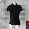 Burberry 女士黑色徽标短袖 Polo 衫