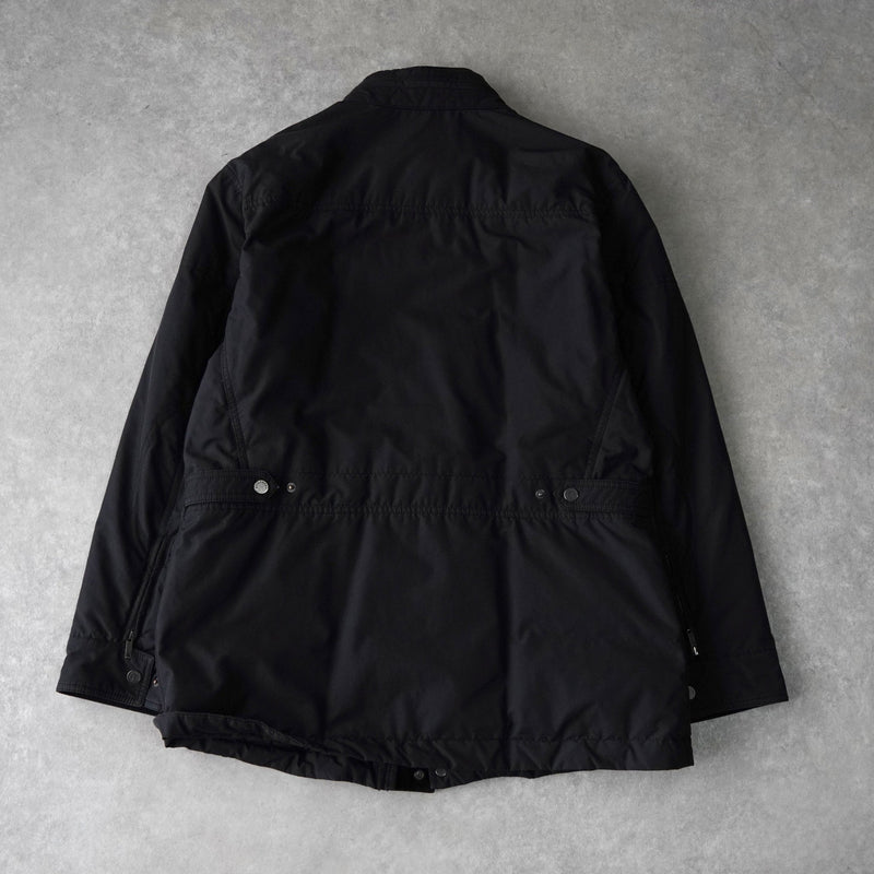 バーバリー ホースロゴ刺繍 ダウンジャケット ブラック - NEWSED