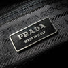 プラダ トライアングルロゴ ナイロン / レザー ショルダーバッグ メッセンジャーバッグ ブラック