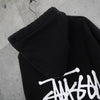 Stussy 徽标连帽衫 黑色