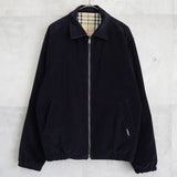 バーバリー ロンドン リバーシブル ブルゾン ノバチェック×コーデュロイ ベージュ/ブラック - NEWSED