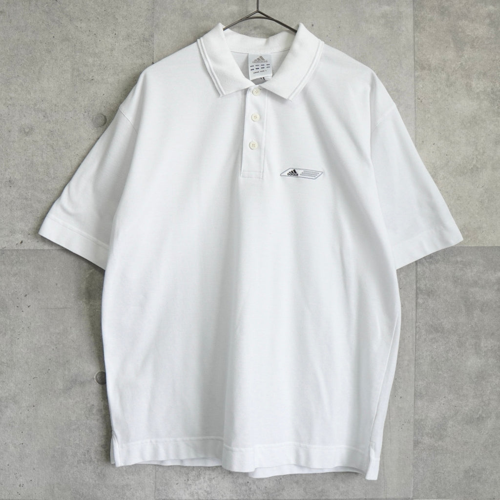 Adidas Performance Logo Short Sleeve Polo Shirt White