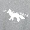 Maison Kitsune Sweatshirt with Fox Logo in Gray
