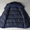 ポロ ラルフローレン ダウンベスト ロゴ刺繍 フード付き ネイビー
