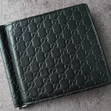 グッチ マイクログッチシマ マネークリップ付き 二つ折り カードケース - NEWSED