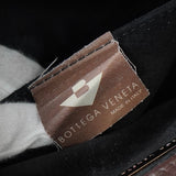 ボッテガ ヴェネタ イントレチャート レザー ショルダーバッグ ブラウン - NEWSED