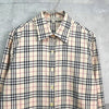 バーバリー ノバチェック柄 長袖シャツ レディース ベージュ