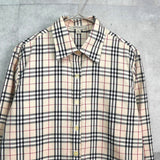 バーバリー ノバチェック柄 長袖シャツ レディース ベージュ - NEWSED