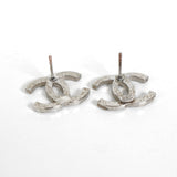 シャネル ココマーク カラーストーン バイカラー ピアス シルバー レディース - NEWSED