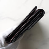 シャネル マトラッセ キャビアスキン 二つ折り財布 ブラック - NEWSED