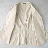 ジルサンダー 薄手 春夏 テーラードジャケット レディース ベージュ - NEWSED