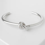 セリーヌ ノット エクストラ シン バングル シルバー レディース - NEWSED