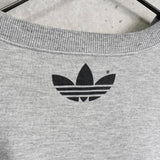 アディダス トレフォイルロゴ スウェット グレー - NEWSED