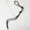 Loewe Anagram Dice Leather Personalized Charm in Black