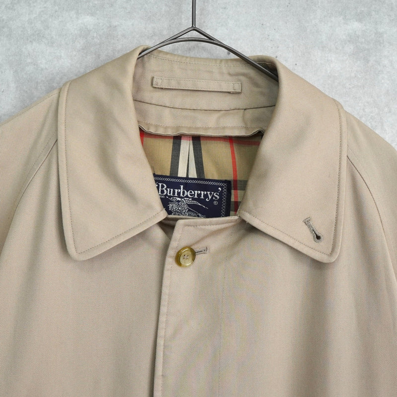 バーバリー ヴィンテージ ノバチェック裏地 ステンカラコート ベージュ - NEWSED