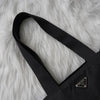 Prada Pocono Tessuto 黑色三角形标志尼龙托特包