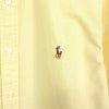 Polo Ralph Lauren 徽标刺绣长袖衬衫 黄色