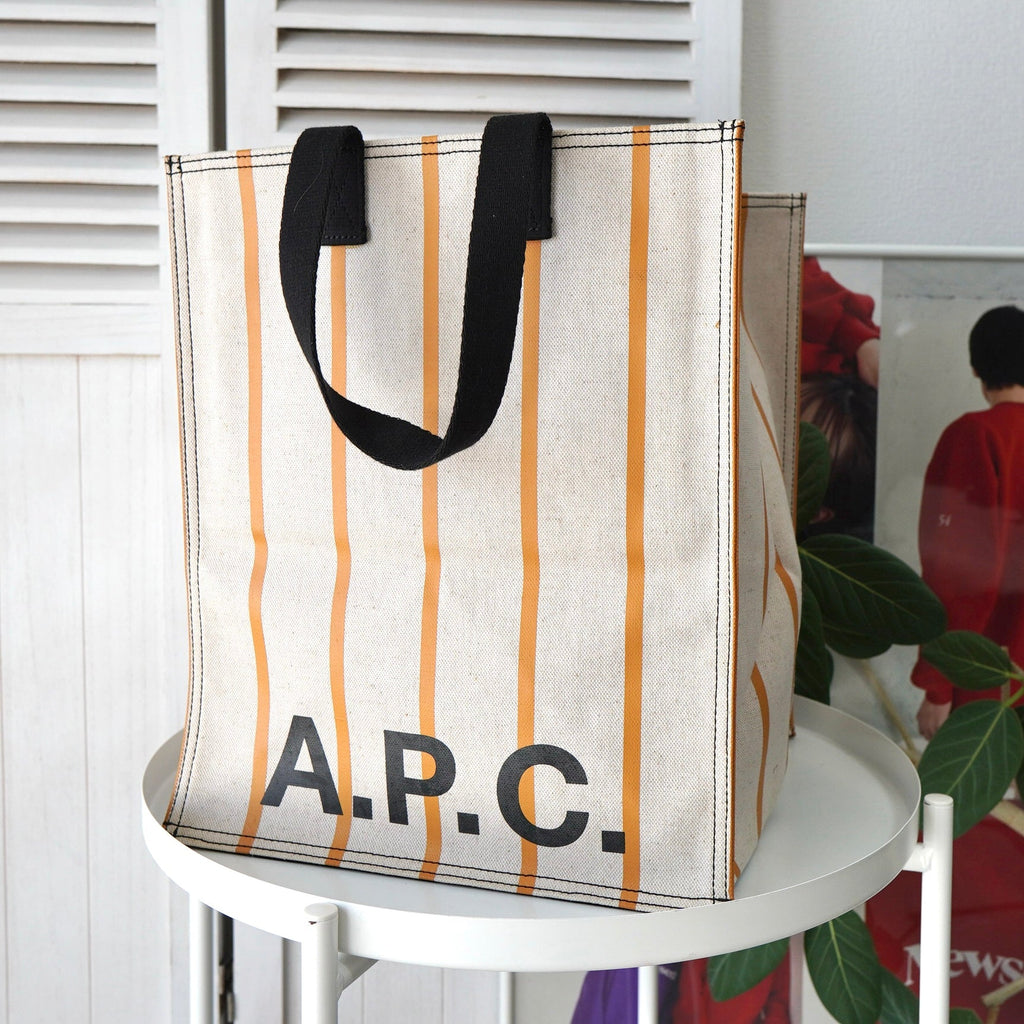 A.P.C. 2wayトートバッグ キャンバス アイボリー