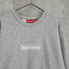 Supreme Box Logo 圆领运动衫（灰色）