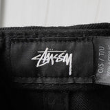 ステューシー ロゴ キャップ ブラック - NEWSED