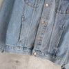 Anderson Bell Back Print Denim Jacket Blue