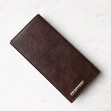 カルティエ サントス レザー 二つ折り 長財布 ブラウン - NEWSED