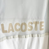 ラコステ バックロゴ ブルゾン ナイロンジャケット ロゴパッチ オフホワイト - NEWSED