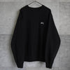 Stüssy logo sweatshirt in black